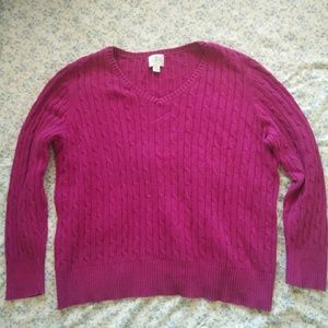 ST John's Bay Women's Sweater - Pink - Size XL
